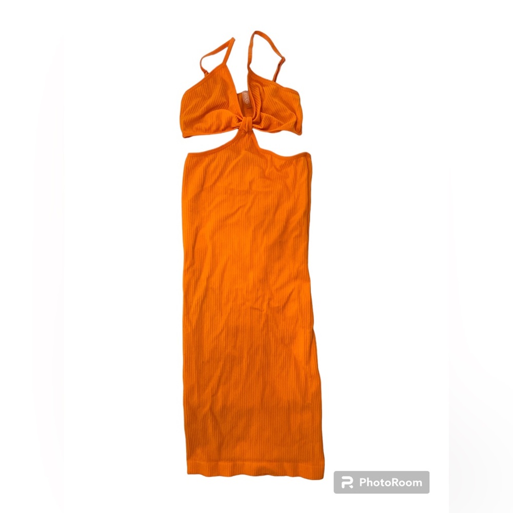 Orange dress